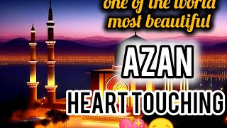 Most beautiful azan  Emotional Azan  heart soothing ♥️azan emotional [upl. by Refannej]