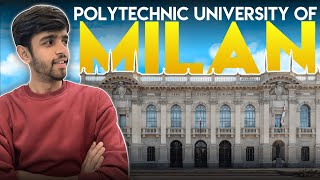 ADMISSIONS OPEN FOR POLYTECHNIC UNIVERSITY OF MILAN FOR SEPT INTAKE OF 2025  DETAILS EXPLAINED [upl. by Micheil44]