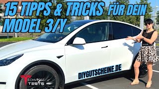 Tesla Model Y  Model 3  Unsere nützlichsten Tipps und Tricks [upl. by Ecyrb]