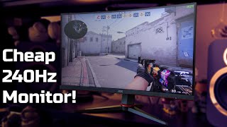 AOC C27G2ZU review A cheap 240Hz monitor [upl. by Milas]