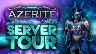 This CUSTOM RSPS is gonna be HUGE LAUNCH TOMORROW  Azerite Server Tour GIVEAWAY [upl. by Rhoades141]