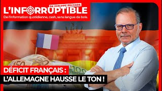 Déficit français  l’Allemagne hausse le ton [upl. by Ailenroc222]