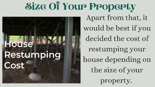 Here Is Everything To Know About The Cost of Restumping House [upl. by Llebpmac]