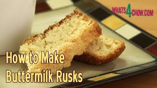 How to Make Buttermilk Rusks  Crunchy Dunking Biscuits [upl. by Eimareg]