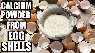 How to Make Eggshell Calcium Powder Supplement [upl. by Habeh]