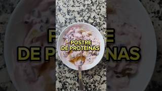 Receta de postre proteico proteinas protein desayuno proteico receta fitness en Barcelona [upl. by Aihsiyt]