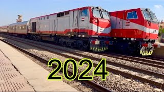 قطارات مصر ٢٠٢٤  Egypt Trains 2024 [upl. by Akirdna]