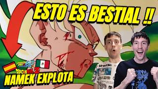 ESPAÑOLES REACCIONAN A DRAGON BALL LATINO 💥NAMEK EXPLOTA💥 GOKU GRITA MALDICIÓN A PUNTO DE MORIR [upl. by Kristoffer]