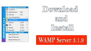 WAMP Server Download and Installation in windows 7  WAMP server for 32 bit OS [upl. by Machutte812]