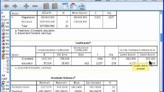 Linear Regression  SPSS part 4 [upl. by Persis]