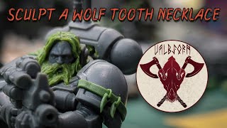 How to Sculpt A Wolf Tooth Necklace [upl. by Danella]