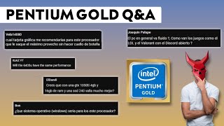 Pentium Gold G6400  RESOLVIENDO DUDAS [upl. by Nies]