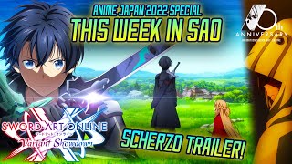 SAO Progressive SCHERZO Trailer SAO Variant Showdown REVEAL amp More  This Week in SAO Anime Japan [upl. by Bearce]