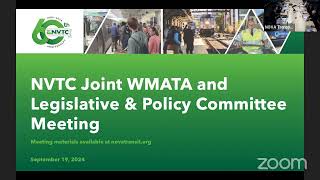 Joint WMATA CommitteeLegislative amp Policy Committee [upl. by Ahsaetal]