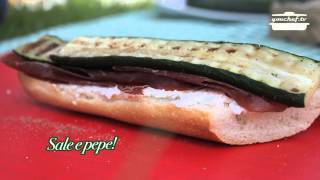 youcheftv  Panino con Bresaola Caprino e Zucchine Grigliate [upl. by Cooperman]