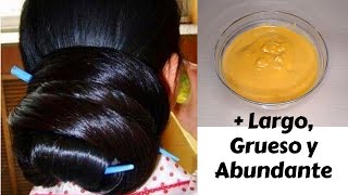 Tratamiento Casero para un Cabello Mas LARGO GRUESO Y ABUNDANTECrece Pelo Extremo [upl. by Ydur310]