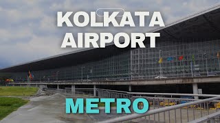 KOLKATA AIRPORT METRO STATION  INDIA BIGGEST METRO STATION UNDER CONSTRUCTION kolkata airport [upl. by Noived191]