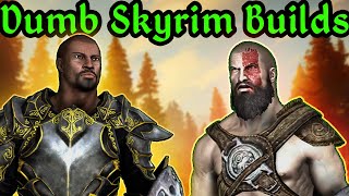 Dumb Skyrim Builds That No One Should Play [upl. by Areema]