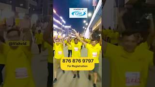 Rajkot Night Half Marathon rajkotrun rajkotrunnergroup halfmarathon running vishvid rnhm [upl. by Yardna]