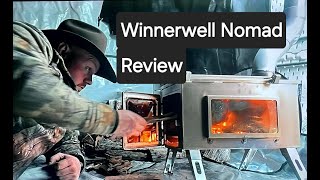 Winnerwell Nomad Stove Below Freezing Temps BURN TEST [upl. by Tova]