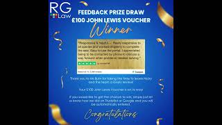 John Lewis Voucher Winner Quarter 3 2024 [upl. by Neeven801]