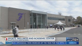 Sports wellness and academic center opens at Fayetteville High School [upl. by Idram]