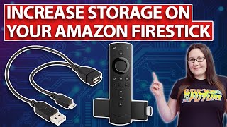 HOW TO ADD AN EXTERNAL DRIVE TO YOUR AMAZON FIRESTICK FOR INCREASED STORAGE [upl. by Ratep]