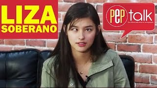 PEPtalk Liza Soberano answers questions as quotEnrique Gilquot  PEP Challenge [upl. by Yim]