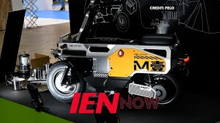 Motorcycle Maker Debuts Foldable Mini Bike for Short Trips [upl. by Nevuer]