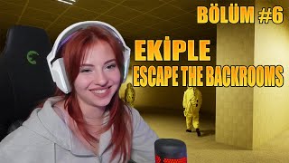 ESCAPE THE BACKROOMS  BÖLÜM 6  EKİPLİ OYUN [upl. by Flodur]