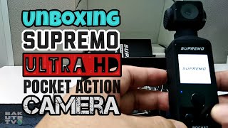 UNBOXING  Supremo Ultra HD Pocket Action Camera  BakuteTV🌏 [upl. by Darn701]