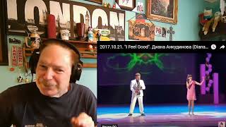 Diana Ankudinova and Eduard Marchuk  I Feel Good 2017 A Laymans Reaction [upl. by Eibor702]