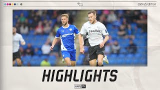 HIGHLIGHTS  Chesterfield Vs Derby County [upl. by Nirrej]