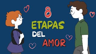 Las 8 ETAPAS de una RELACIÓN ROMÁNTICA [upl. by Wahkuna573]