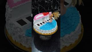 Piano cake design cake decoration cakedecoration youtubeshorts shortsfeed shorts cake [upl. by Thunell]