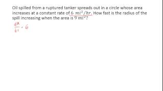 AP Calc Related Rates Part 3 [upl. by Ainesell888]