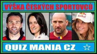 VÝŠKA ČESKÝCH SPORTOVCU  KVÍZ [upl. by Shaw]