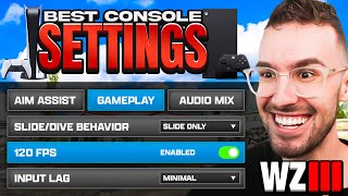 USE THESE SETTINGS for Warzone Season 3 on Console PS5Xbox [upl. by Isoais]