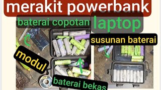 merakit powerbank 22 baterai 18650 [upl. by Ainimre881]