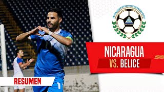 RESUMEN COMPLETO Nicaragua vs Belice 40 Todos los goles 2024 [upl. by Ilrak]