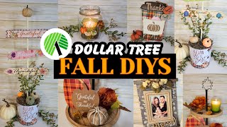 Dollar Tree FALL amp THANKSGIVING DIYs for 2024 that dont look CHEAP [upl. by Mialliw]