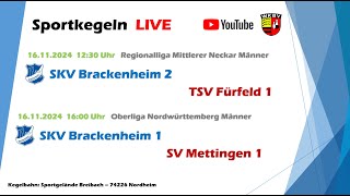 SKV Brackenheim 1  SV Mettingen 1 Oberliga Nordwürtt Männer [upl. by Newg]