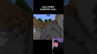 STRASZNE MODY SĄ DO BANA 🚫 shorts minecraft [upl. by Bilek]