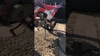 Wpb pit bike125cc 4stroke dirtbike pitbike bikelife uk stomp clean motocross [upl. by Milak52]