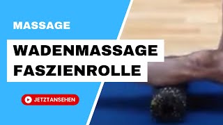 NETZTHERAPEUTEN  Wadenmassage mit der Faszienrolle [upl. by Ximena]