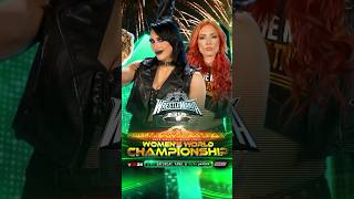 Whos your pick for Rhea Ripley vs Becky Lynch at WrestleMania 40 [upl. by Haleelahk]