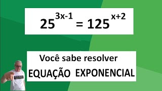 GRINGS  VAMOS RESOLVER A EQUAÇÃO EXPONENCIAL [upl. by Granny]