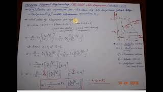 Derivation of an expression for work done by considering clearance volume  M410  TE in Tamil [upl. by Urbani]