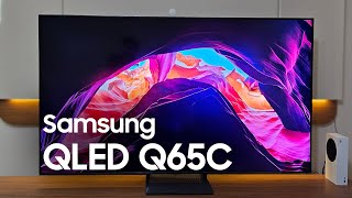 Samsung QLED Q65C Melhor que a Q60C ReviewAnálise da Smart TV [upl. by Meehan]