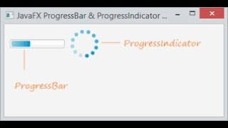 JavaFX Material Design JFoenix Tutorial 51 JFXProgressBar [upl. by Sylvester558]